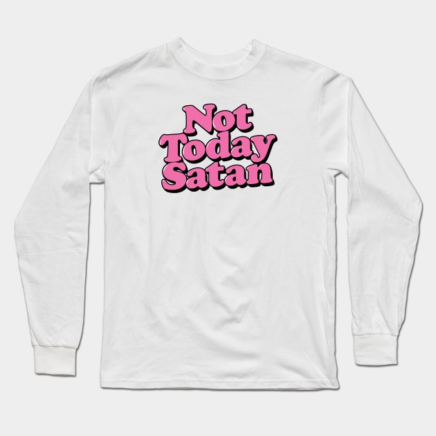 Satan Sucks Long Sleeve T-Shirt by Tabryant